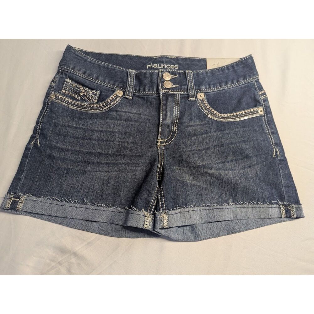 Maurices Denim Sparkle Shorts